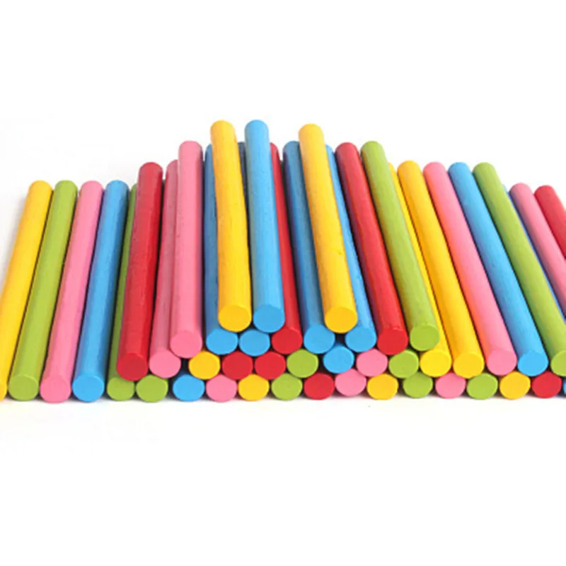 100pcs Colorful Bamboo Counting Sticks Mathematics Montessori Teaching Aids Counting Rod Kids Preschool Math Learning Toy
100pcs Colorful Bamboo Counting Sticks Mathematics Montessori Teaching Aids Counting Rod Kids Preschool Math Learning Toy