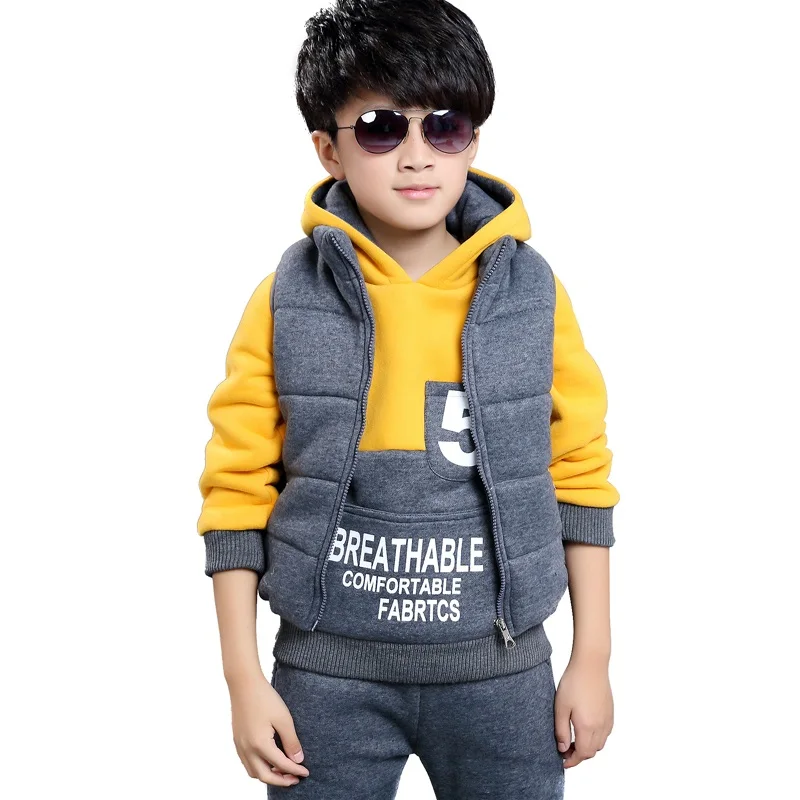 HOBIBEAR boys cotton clothing set kids warm active casual fashion 3pcs set hooded cool clothing TW1105 HOBIBEAR boys cotton clothing set kids warm active casual fashion 3pcs set hooded cool clothing TW1105<br><br>Aliexpress