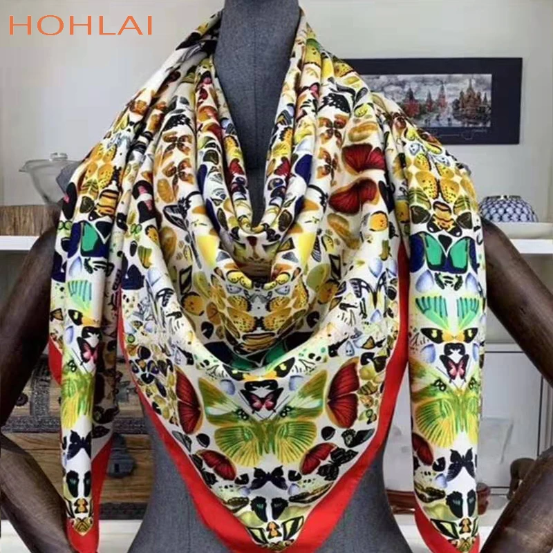 2019 New All Match Animal Print Silk Shawl Womens Butterfly Scarf Shawls Big Size Twill Pattern Red Shawls Wholesale 130*130CM
2019 New All Match Animal Print Silk Shawl Womens Butterfly Scarf Shawls Big Size Twill Pattern Red Shawls Wholesale 130*130CM