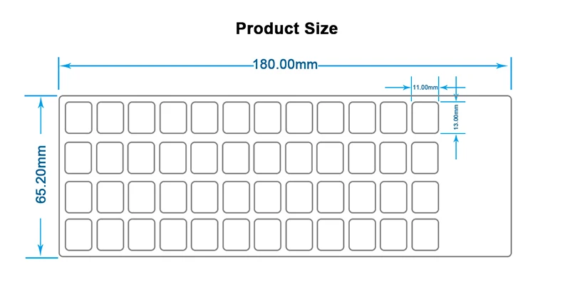 product size