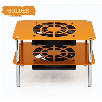 Wifi companion space aluminum 220mm*160mm multi-layer set-top box bracket - router rack with 120*120*25mm USB silent cooling fan
Wifi companion space aluminum 220mm*160mm multi-layer set-top box bracket - router rack with 120*120*25mm USB silent cooling fan