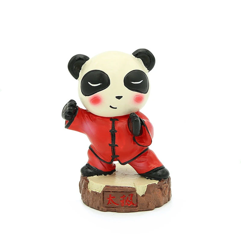 E-FOUR Chinese Traditional Tai Chi Panda Ornament KungFu Fighting Doll Poly Hand-painted Color Special Gift Decoration Style Car
E-FOUR Chinese Traditional Tai Chi Panda Ornament KungFu Fighting Doll Poly Hand-painted Color Special Gift Decoration Style Car