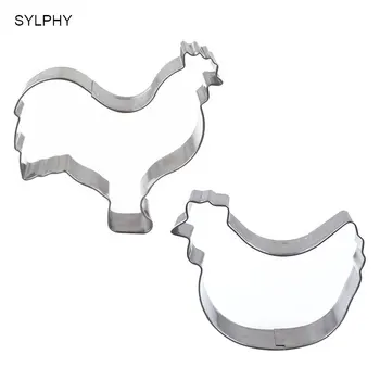 New Cock Hen Biscuit Molds Stainless Steel Cake Mould Cookies Cutters DIY Fondant Cake Decorating Kitchen Baking Tools Bakeware
New Cock Hen Biscuit Molds Stainless Steel Cake Mould Cookies Cutters DIY Fondant Cake Decorating Kitchen Baking Tools Bakeware