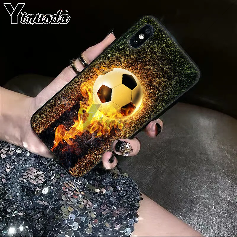 Fire Football Soccer Ball
