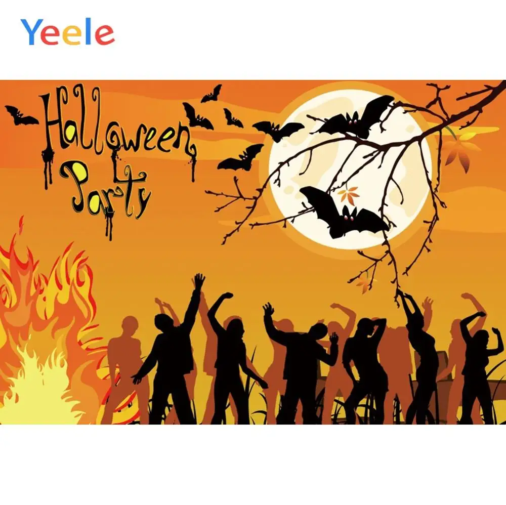 Yeele Halloween Night Party Bat Fire Branch Scream Photography Backgrounds Customized Photographic Backdrops for Photo Studio
Yeele Halloween Night Party Bat Fire Branch Scream Photography Backgrounds Customized Photographic Backdrops for Photo Studio