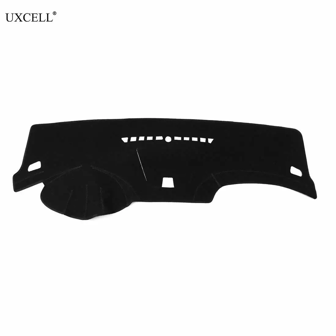 Фото Uxcell крышка приборной панели автомобиля нескользящий черный тире коврик Защита