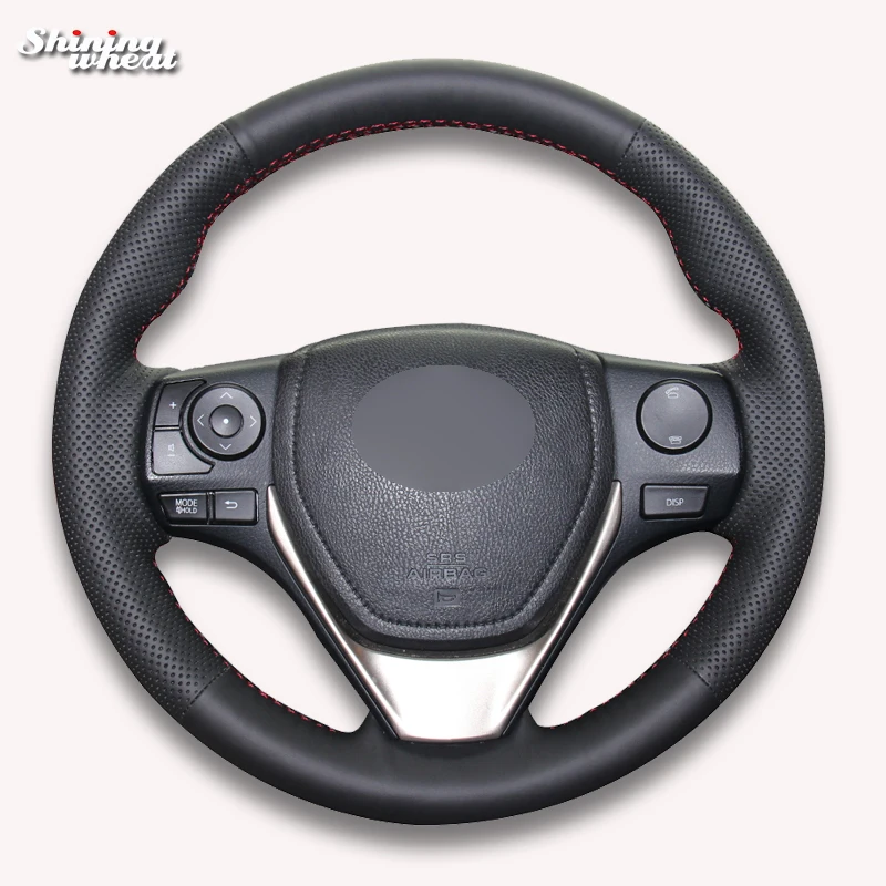 Shining wheat Black Artificial Leather Steering Wheel Cover for Toyota RAV4 2013-2018 Toyota Corolla 2014-2017 Auris 2013-16
Shining wheat Black Artificial Leather Steering Wheel Cover for Toyota RAV4 2013-2018 Toyota Corolla 2014-2017 Auris 2013-16