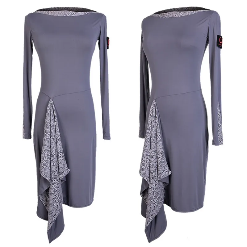 new Gray Latin dance long sleeves lace dress latin competition dress for women tango salsa dresses freeshipping
new Gray Latin dance long sleeves lace dress latin competition dress for women tango salsa dresses freeshipping