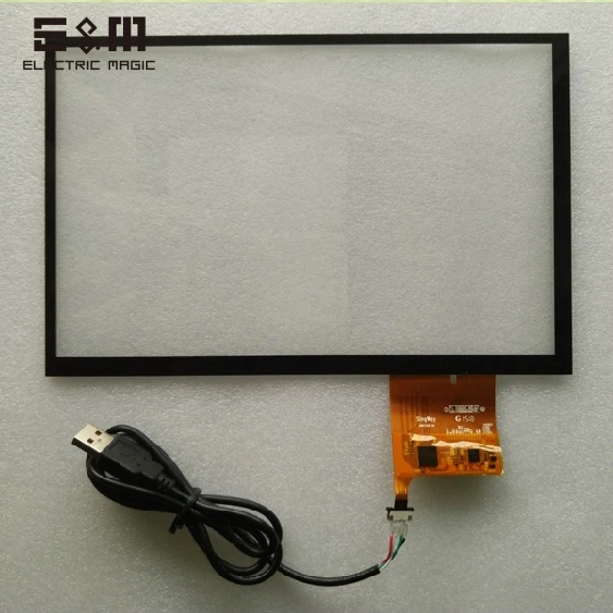 

E&M 10.1 Inch 10 Points Capacitive Touch Panel USB Sensor 16:10 LCD Screen Kit Tablet Win7 Win8 Win10 LINUX Glass Replacement