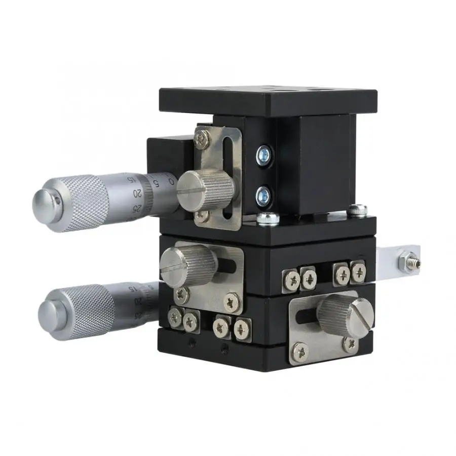 LD40-LM 3 Axes XYZ Linear Stage Trimming Platform Bearing Tuning Sliding Table 40x40mm Aluminium alloy
LD40-LM 3 Axes XYZ Linear Stage Trimming Platform Bearing Tuning Sliding Table 40x40mm Aluminium alloy
