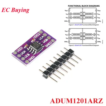 ADUM1201 Magnetic Isolator Sensor Module CJMCU-1201 ADUM1201ARZ Isolator Board Module Replace Optocouplers SOIC 8 SPI Interface
ADUM1201 Magnetic Isolator Sensor Module CJMCU-1201 ADUM1201ARZ Isolator Board Module Replace Optocouplers SOIC 8 SPI Interface