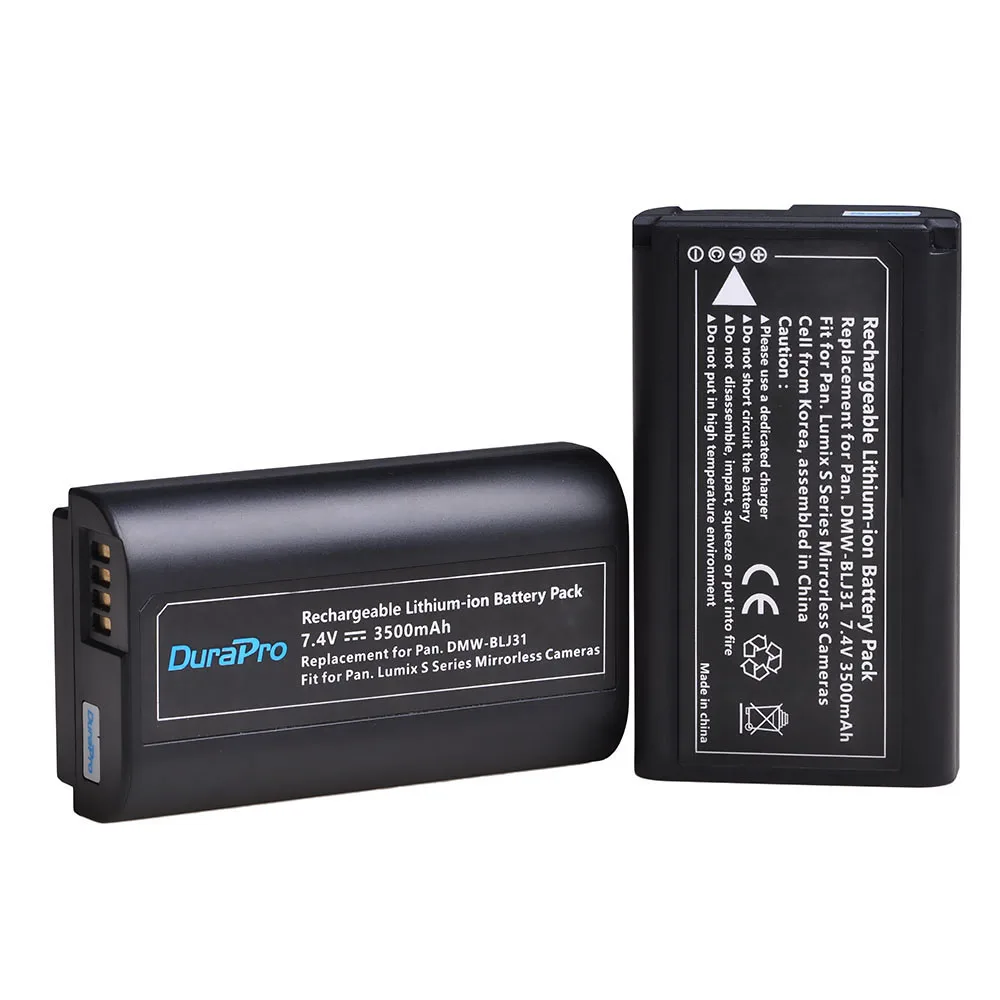 

3500 мАч DMW-BLJ31 батарея DMW BLJ31 для Panasonic LUMIX S1, S1R ,S1H, LUMIX S серии беззеркальных камер аксессуары