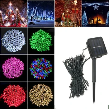 LED Solar Powered Fairy String Light 8 modes Garden Party Decor Christmas Holidays waterproof lamps
LED Solar Powered Fairy String Light 8 modes Garden Party Decor Christmas Holidays waterproof lamps