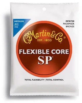 MartinGuitar MFX750 Flexible Core Phosphor Bronze Acoustic Guitar Strings, Medium, 13-56
MartinGuitar MFX750 Flexible Core Phosphor Bronze Acoustic Guitar Strings, Medium, 13-56