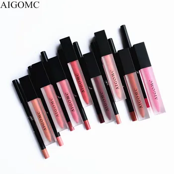 16pcs=8 Kit AIGOMC Matte Liquid Lipstick+lips Pencil Makeup Lip set Waterproof Lip Gloss Cosmetic
16pcs=8 Kit AIGOMC Matte Liquid Lipstick+lips Pencil Makeup Lip set Waterproof Lip Gloss Cosmetic