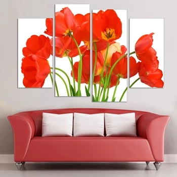 4pcs Red Flower Wall Art Picture Home Decoration Living Room Canvas Print Painting Wall Picture Printing On Canvas
4pcs Red Flower Wall Art Picture Home Decoration Living Room Canvas Print Painting Wall Picture Printing On Canvas