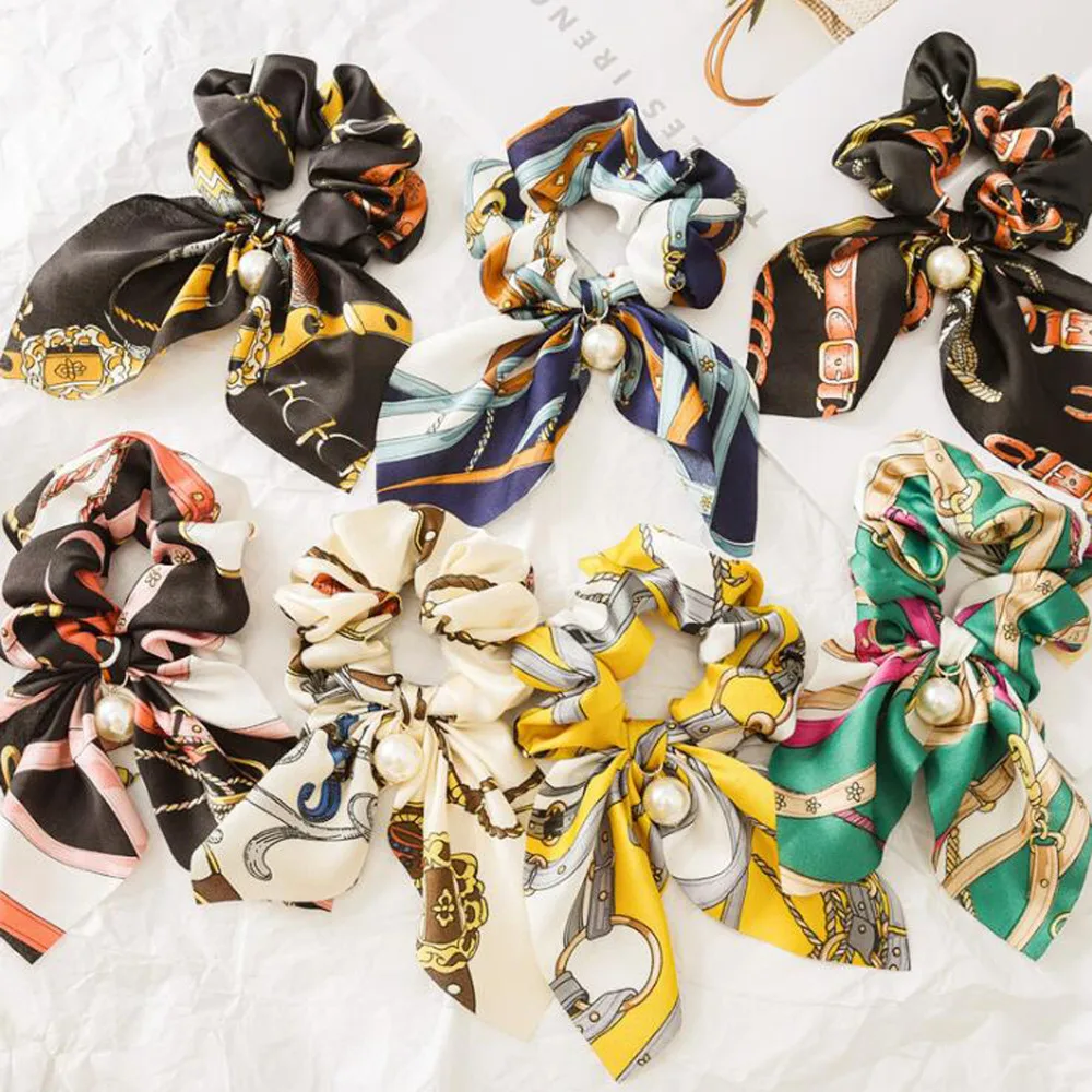 Fashion Women's Hair Accessories Hair Ropes Bohemia Elastic Hair Bands Pearl Bowknot Scrunchie Ponytail Holder
Fashion Women's Hair Accessories Hair Ropes Bohemia Elastic Hair Bands Pearl Bowknot Scrunchie Ponytail Holder