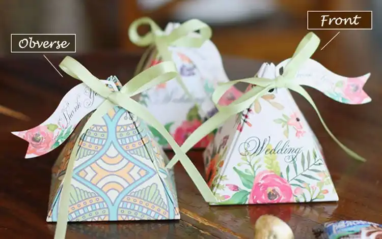 creative wedding candy box chocolate gift party paper favor box
