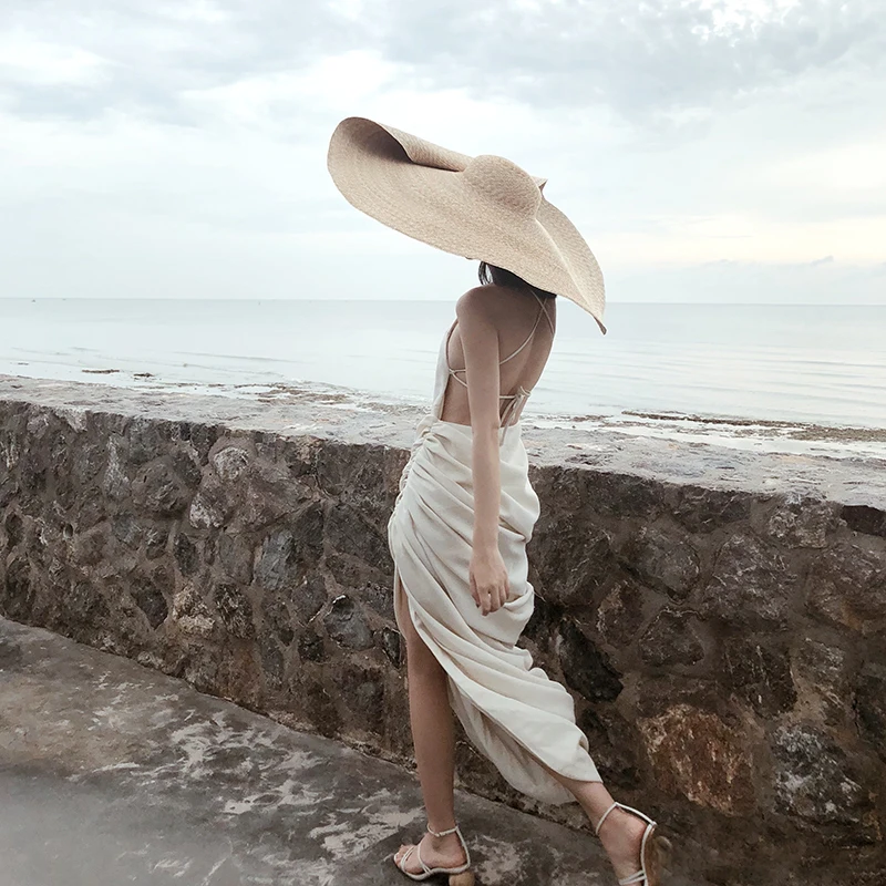 EXCOSMIC Vacation Beach Dress Ladies Women Bathing Tunics Beachwear Sexy White Elegant Dress Summer Vestido Oodji 2019SS
EXCOSMIC Vacation Beach Dress Ladies Women Bathing Tunics Beachwear Sexy White Elegant Dress Summer Vestido Oodji 2019SS