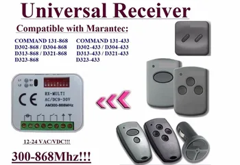 NEW for 300-868MHz Universal receiver for Marantec 433,92Mhz and 868,3Mhz remote /transmitter
NEW for 300-868MHz Universal receiver for Marantec 433,92Mhz and 868,3Mhz remote /transmitter