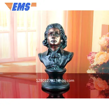 Mozart - Statue Wolfgang Amadeus Mozart Musician Bust Composer Head Portrait Resin Action Figure Collectible Model Toy Q238
Mozart - Statue Wolfgang Amadeus Mozart Musician Bust Composer Head Portrait Resin Action Figure Collectible Model Toy Q238