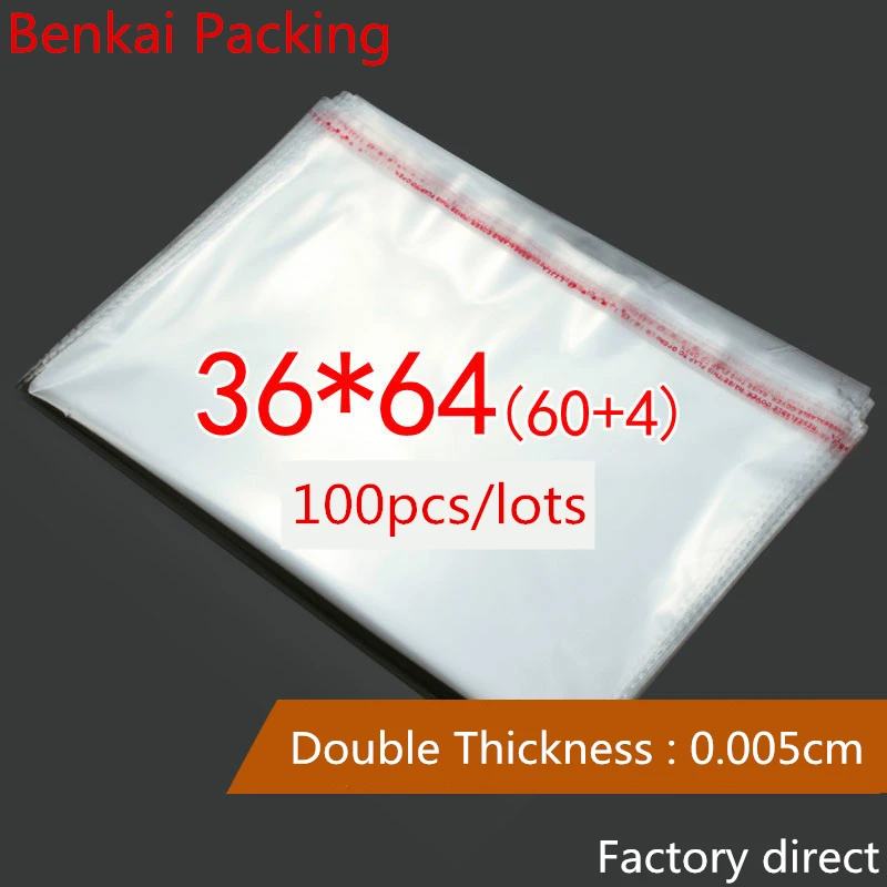 36*64cm(14.1*25.1in) Transparent Opp Bag Self Adhesive Seal Clear Packing Plastic Bags Resealable Cellophane BOPP Poly Bags
36*64cm(14.1*25.1in) Transparent Opp Bag Self Adhesive Seal Clear Packing Plastic Bags Resealable Cellophane BOPP Poly Bags