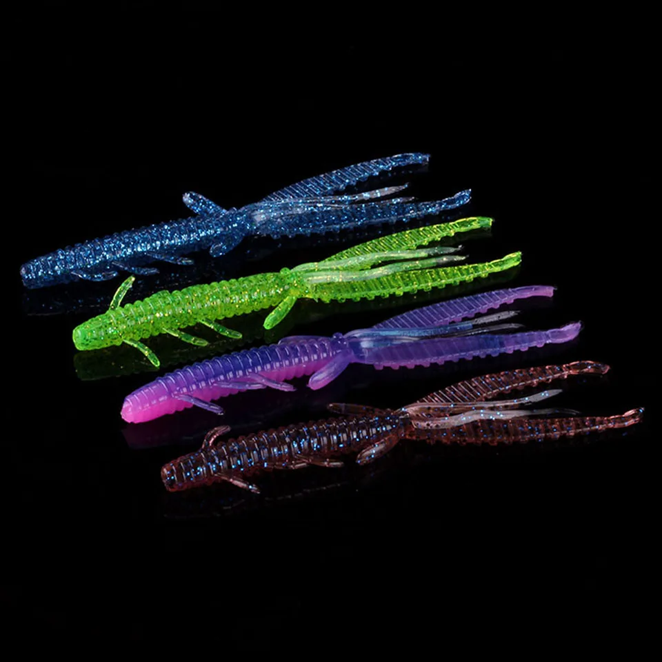 WALK FISH 4PCS/Lot 8cm/10cm Soft Shrimp Fishing Lure Pesca Isca Artificial Wobblers Silicone soft bait Fly Fishing Tackle
WALK FISH 4PCS/Lot 8cm/10cm Soft Shrimp Fishing Lure Pesca Isca Artificial Wobblers Silicone soft bait Fly Fishing Tackle