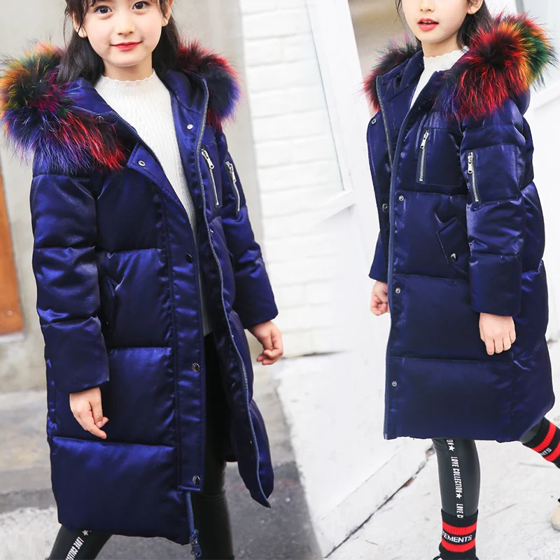 Kids Fashion Winter Down Jacket 4-12Years Girls Snow wear Coat Thicken Warm Long Windproof Outerwear Hooded Children's Clothing
Kids Fashion Winter Down Jacket 4-12Years Girls Snow wear Coat Thicken Warm Long Windproof Outerwear Hooded Children's Clothing