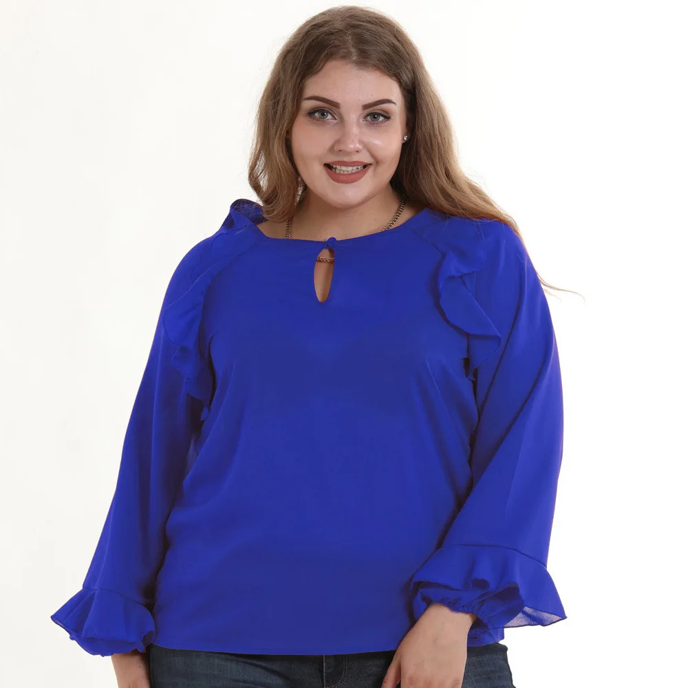 Zmvkgsoa Autumn Vintage Women Chiffon Blouses And Shirts Long Sleeve Female Tunic Ruffle Casual Plus Size Blouse Y10465
Zmvkgsoa Autumn Vintage Women Chiffon Blouses And Shirts Long Sleeve Female Tunic Ruffle Casual Plus Size Blouse Y10465