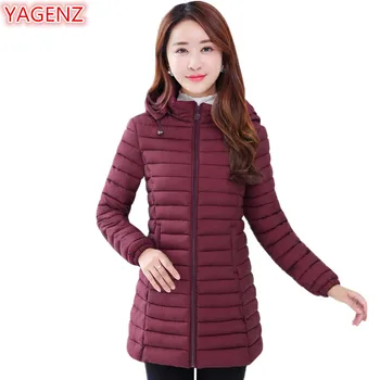 YAGENZ Fashion Plus size Coat Winter Jacket Women Down Cotton Coat 2018 New Long Jacket Slim Long sleeve Lattice Hooded Coat 500
YAGENZ Fashion Plus size Coat Winter Jacket Women Down Cotton Coat 2018 New Long Jacket Slim Long sleeve Lattice Hooded Coat 500