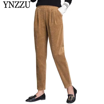 Plus Size Corduroy Casual Pants Women 2019 Spring High Waist Elastic Purple Solid Loose Women Harem Pants Female Trousers AB139
Plus Size Corduroy Casual Pants Women 2019 Spring High Waist Elastic Purple Solid Loose Women Harem Pants Female Trousers AB139