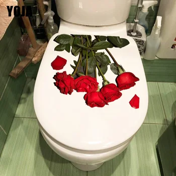 YOJA 18.7X23.1CM Valentine's Day Red Rose Fashion WC Toilet Seat Stickers Home Wall Decor T1-1254
YOJA 18.7X23.1CM Valentine's Day Red Rose Fashion WC Toilet Seat Stickers Home Wall Decor T1-1254