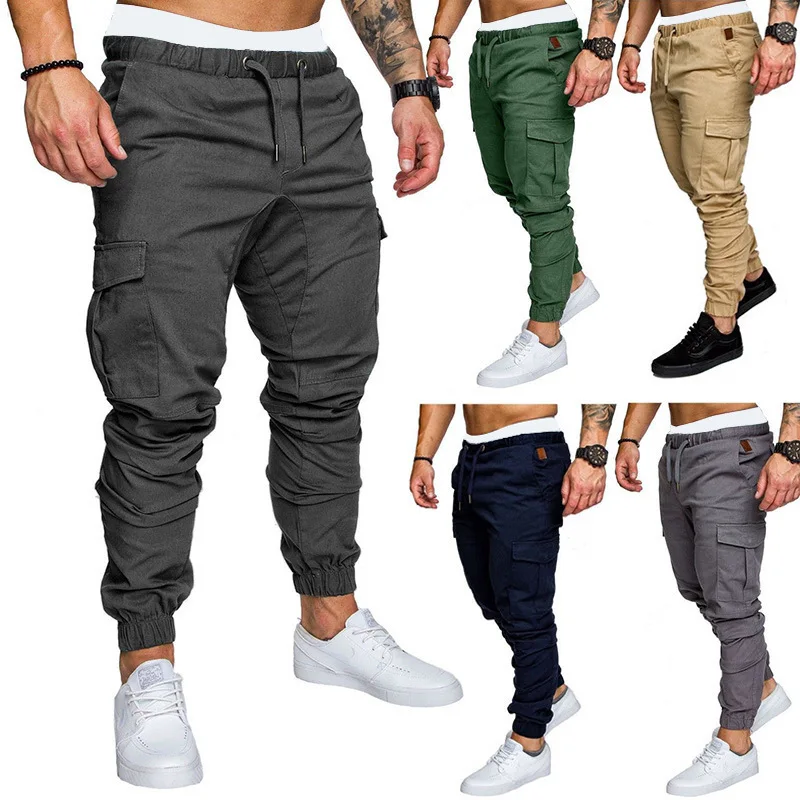 Autumn Men Pants Hip Hop Harem Joggers Pants 2019 New Male Trousers Mens Solid Multi-pocket Cargo Pants Skinny Fit Sweatpants
Autumn Men Pants Hip Hop Harem Joggers Pants 2019 New Male Trousers Mens Solid Multi-pocket Cargo Pants Skinny Fit Sweatpants