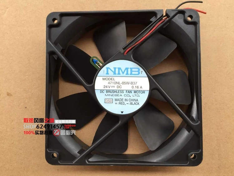 NMB-MAT 4710NL-05W-B37 DC 24V 0.16A 120x120x25 мм 2-проводной Вентилятор охлаждения сервера
NMB-MAT 4710NL-05W-B37 DC 24V 0.16A 120x120x25 мм 2-проводной Вентилятор охлаждения сервера
