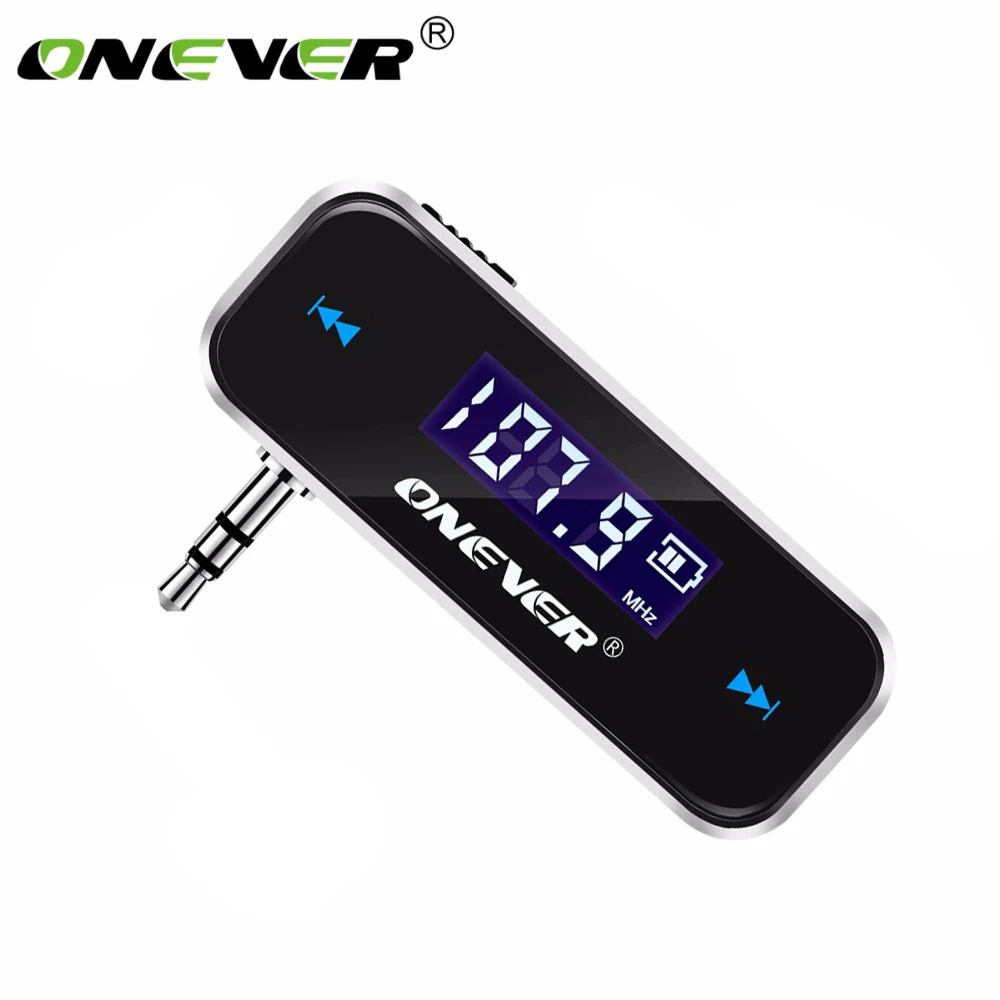 Onever Wireless Mini FM Transmitter 3.5mm In-car Car Music Audio MP3 Player Transmitter for iPhone 4 5 6 6S Plus Samsung iPad
Onever Wireless Mini FM Transmitter 3.5mm In-car Car Music Audio MP3 Player Transmitter for iPhone 4 5 6 6S Plus Samsung iPad