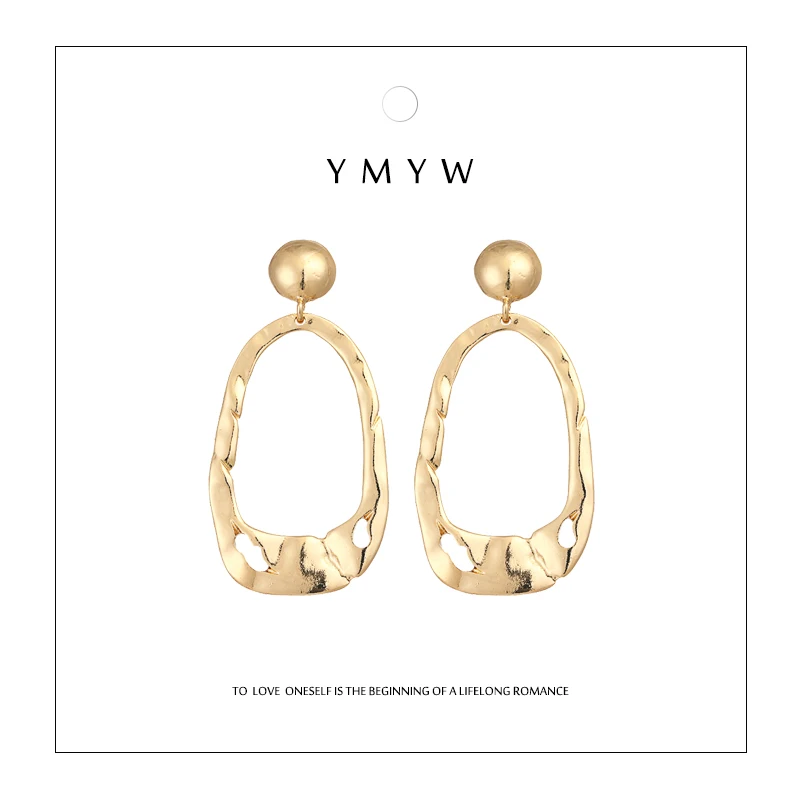 YMYW Zinc Alloy Vintage Golden Hollow Geometric Dangle Drop Earrings Simple Stylish Silver Statement Female Pendients Jewelry
YMYW Zinc Alloy Vintage Golden Hollow Geometric Dangle Drop Earrings Simple Stylish Silver Statement Female Pendients Jewelry