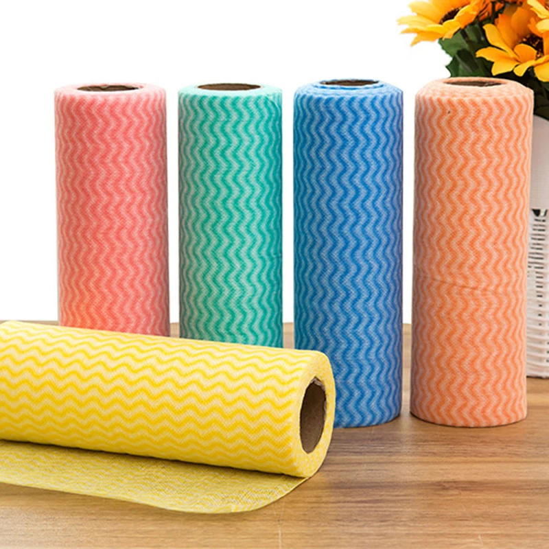 Aihogard 25pcs/roll Non-woven Fabric Kitchen Cleaning Cloth Multi-functional Disposable Non-stick Oil Water Wash Towel Dishcloth
Aihogard 25pcs/roll Non-woven Fabric Kitchen Cleaning Cloth Multi-functional Disposable Non-stick Oil Water Wash Towel Dishcloth