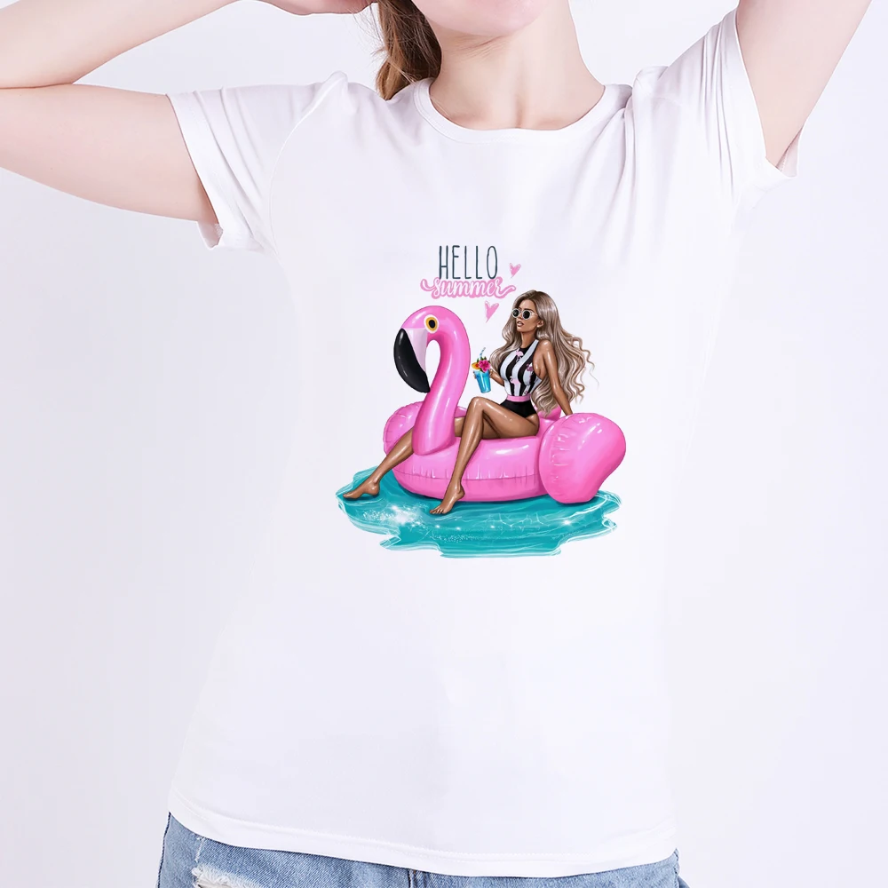 Vogue Beach Super Sexy Cartoon Girl Modal Fashion Women Summer Tshirts Lady Casual White Short Sleeve Clothes Female T Shirt
Vogue Beach Super Sexy Cartoon Girl Modal Fashion Women Summer Tshirts Lady Casual White Short Sleeve Clothes Female T Shirt
