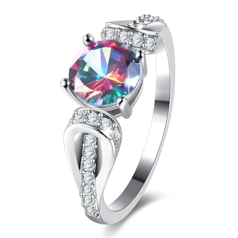 Garilina Exquisite jewelry silver ring Mystic Rainbow women's rings wedding ring women's fashion 2019 R2298
Garilina Exquisite jewelry silver ring Mystic Rainbow women's rings wedding ring women's fashion 2019 R2298