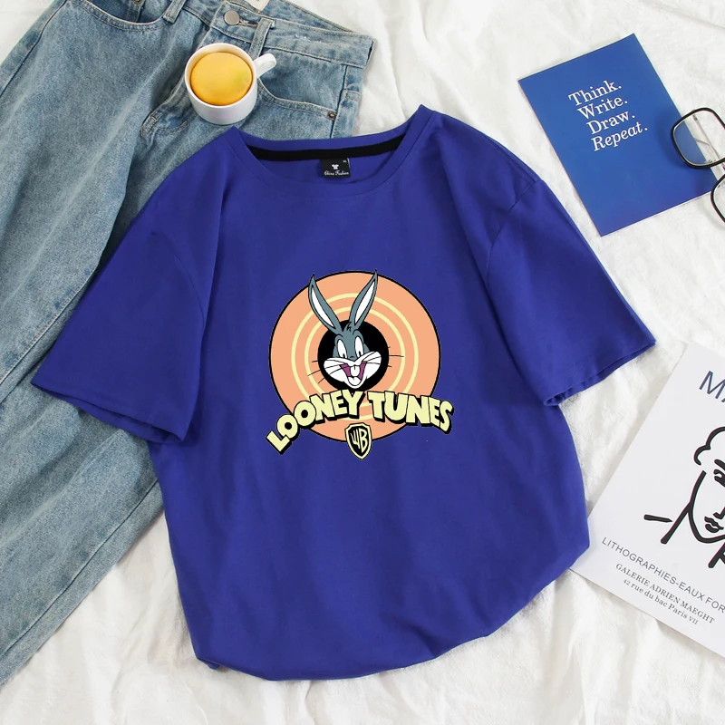 Rabbit Bunny T Shirt Men And Women Bugs Cartoon Tee Harajuku Summer 100% Cotton Streetwear Tops Big Size S-4XL camisas hombre
Rabbit Bunny T Shirt Men And Women Bugs Cartoon Tee Harajuku Summer 100% Cotton Streetwear Tops Big Size S-4XL camisas hombre