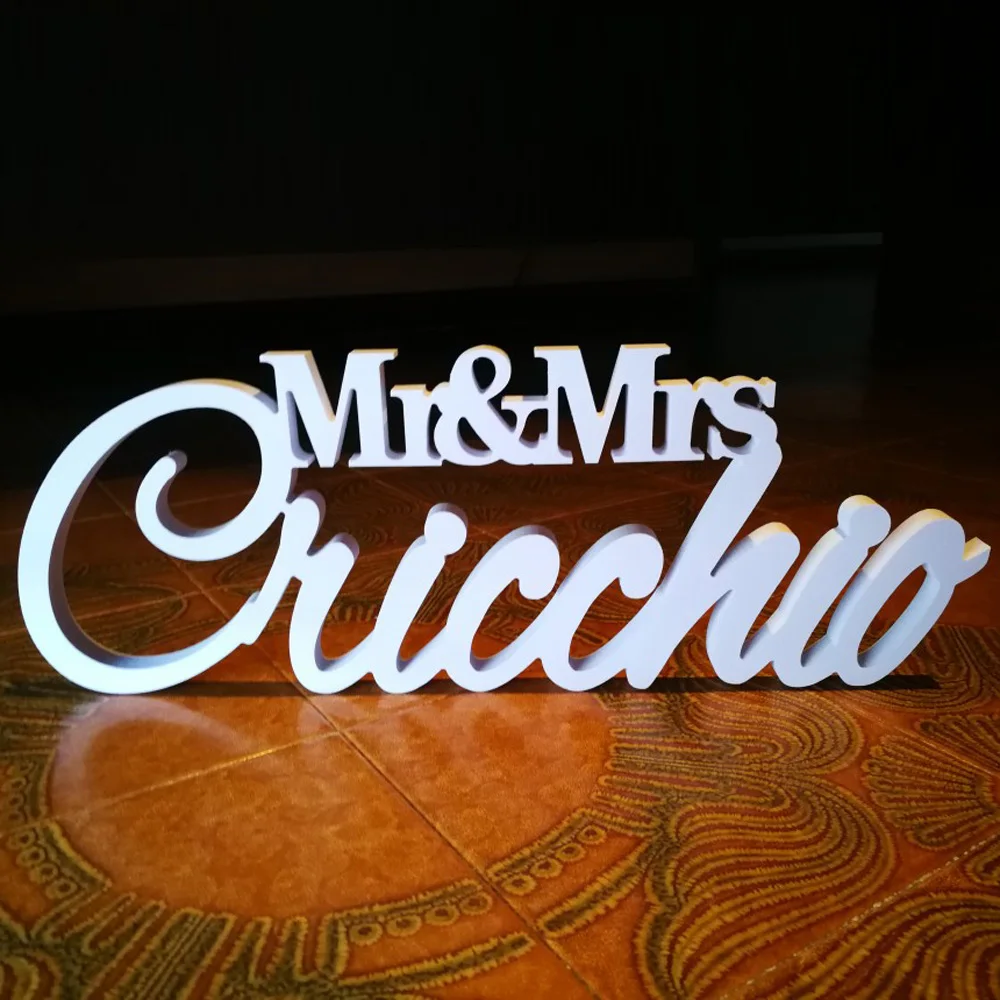 Personalizada Personalizado Signo Signo Boda Apellido Costumbre Mr & Mrs Apellido Signo Mesa De Boda Pieza Central Grande
Personalizada Personalizado Signo Signo Boda Apellido Costumbre Mr & Mrs Apellido Signo Mesa De Boda Pieza Central Grande