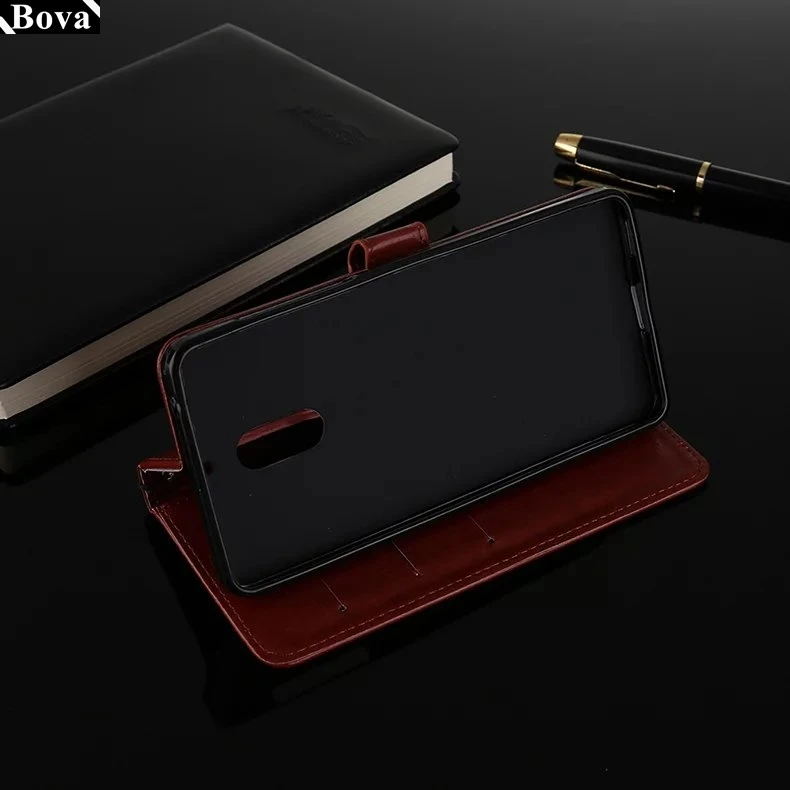 High Quality Pu leather phone case for Nokia 6 wallet flip cover card holder cover case for Nokia 6 / 6.1 / 6.1 Plus
