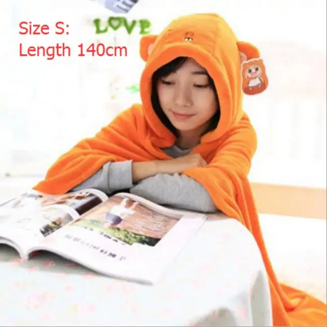 Novedan Himouto Umaru-chan Cloak Anime Umaru Chan Doma Cosplay Costume Flannel Cloaks Blanket Soft Cape Hoodie 12 Novedan Himouto Umaru-chan Cloak Anime Umaru Chan Doma Cosplay Costume Flannel Cloaks Blanket Soft Cape Hoodie -Zentai shop online