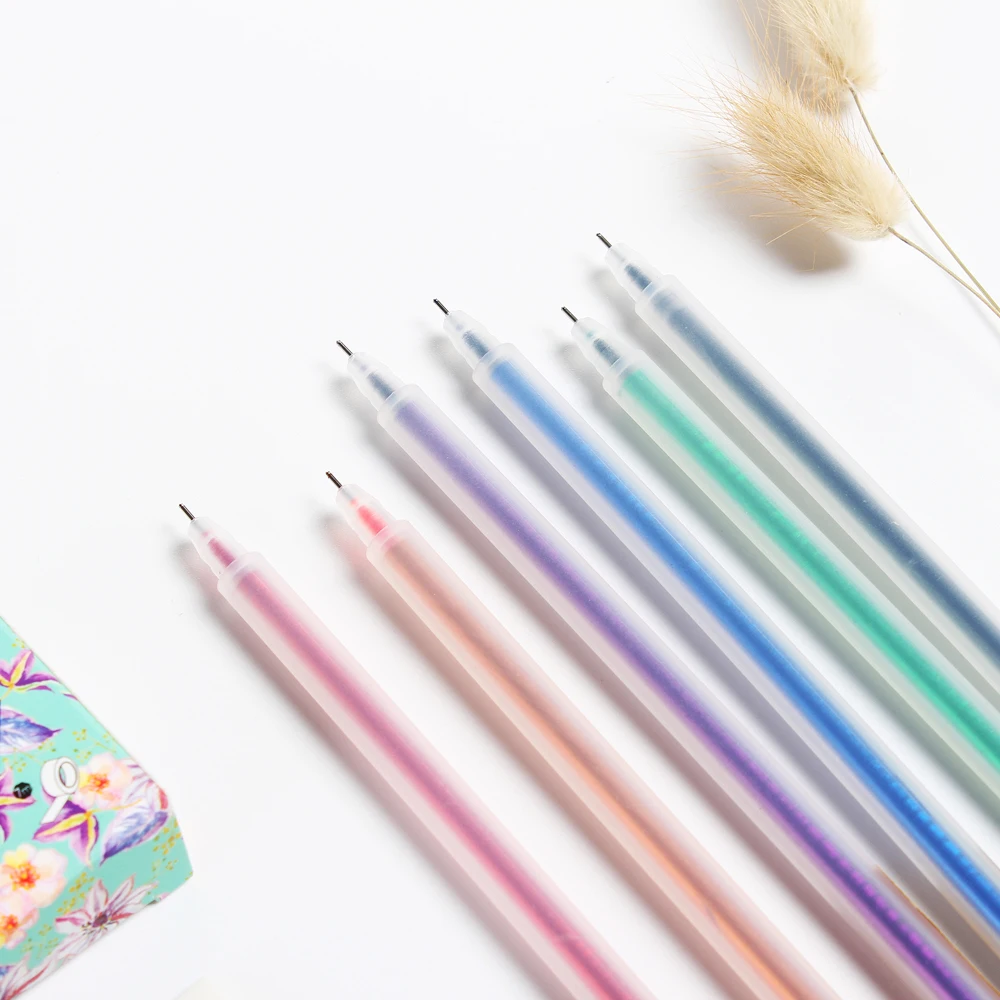 Cute colorful office school student gel pen stationery,fine classic Transparent plastic colored gel pens,6 colors
Cute colorful office school student gel pen stationery,fine classic Transparent plastic colored gel pens,6 colors
