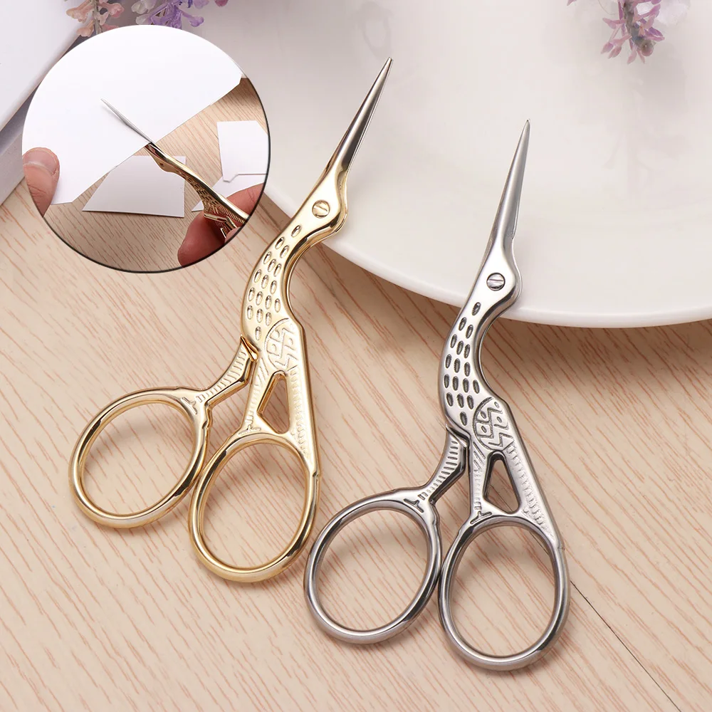 New Retro Crane Shape Stork Embroidery Sewing Tools Stainless Steel Scissors Measures Craft Shears Cross Stitch Scissors
New Retro Crane Shape Stork Embroidery Sewing Tools Stainless Steel Scissors Measures Craft Shears Cross Stitch Scissors
