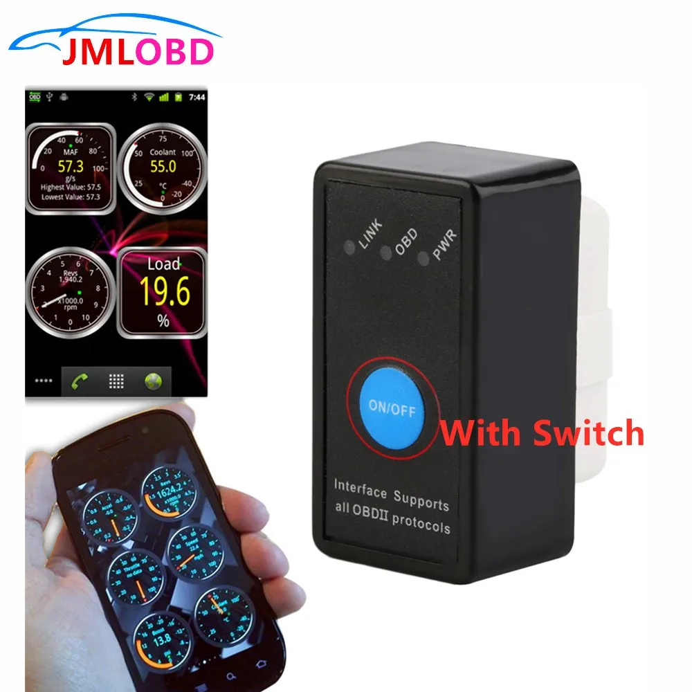 Mini Obd2 V2.1 ELM327 Bluetooth ELM 327 OBDii CAN-BUS Diagnostic Interface Car Scanner Switch Works on Android Symbian Windows
Mini Obd2 V2.1 ELM327 Bluetooth ELM 327 OBDii CAN-BUS Diagnostic Interface Car Scanner Switch Works on Android Symbian Windows