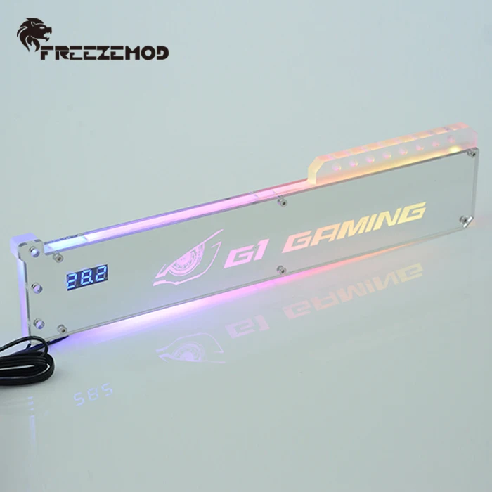 FREEZEMOD graphics card bracket jack with temperature display double mirror effect slidable module.XKZJ-WD
FREEZEMOD graphics card bracket jack with temperature display double mirror effect slidable module.XKZJ-WD