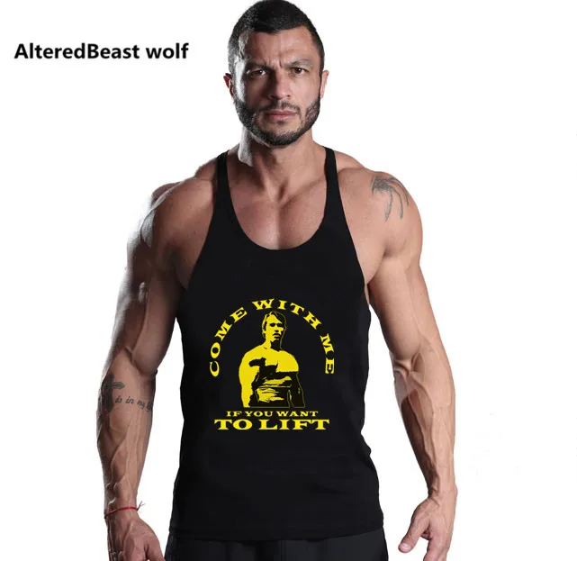 2017 Men Tank Tops Arnold Print brand Tank top Bodybuilding men Stringer Fitness men gyms Sleeveless Shirts Muscle Tank Tops
2017 Men Tank Tops Arnold Print brand Tank top Bodybuilding men Stringer Fitness men gyms Sleeveless Shirts Muscle Tank Tops