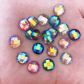 100pcs Bling AB Resin 10mm Round Gem Flatback Rhinestone Ornaments DIY Wedding Appliques Craft W54
100pcs Bling AB Resin 10mm Round Gem Flatback Rhinestone Ornaments DIY Wedding Appliques Craft W54
