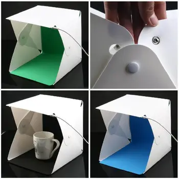 Folding Lightbox Photography Photo Studio Softbox 2 Panel LED Light Soft Box Photo Background Kit Light box for DSLR Camera
Folding Lightbox Photography Photo Studio Softbox 2 Panel LED Light Soft Box Photo Background Kit Light box for DSLR Camera